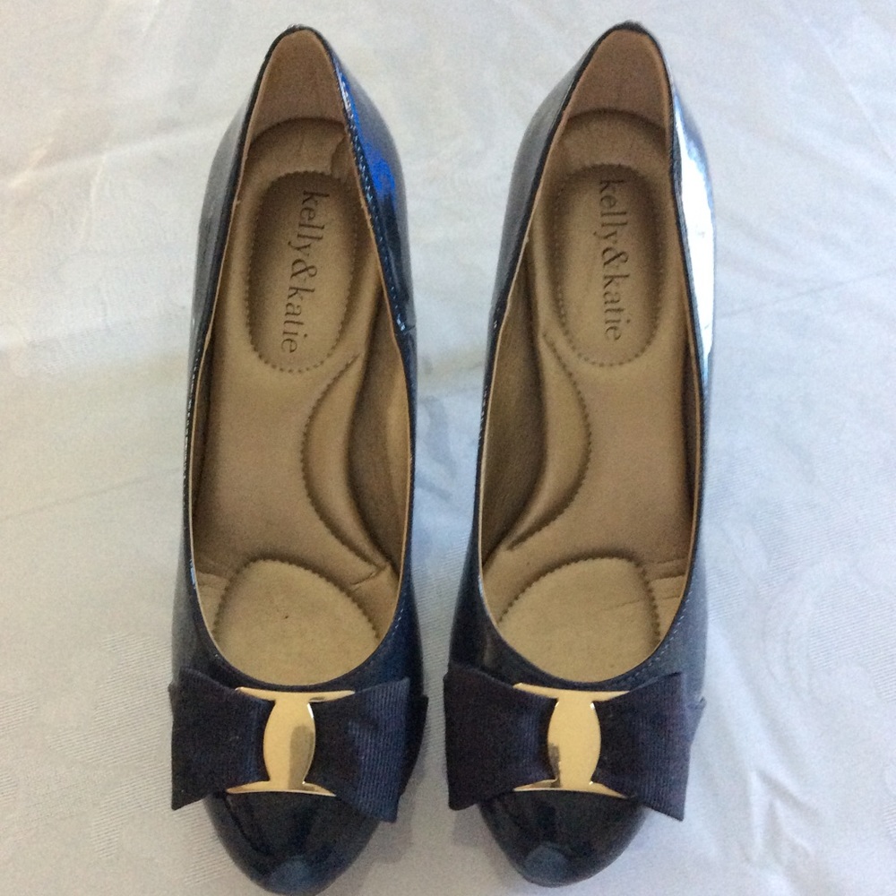 Kellie and Kate Navy blue heels